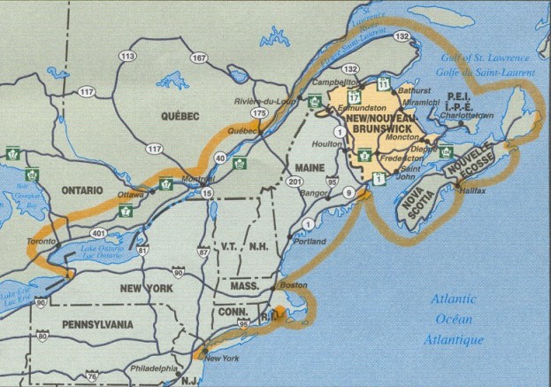 Our Canadian travels, car to Quebec and then cruise to New York