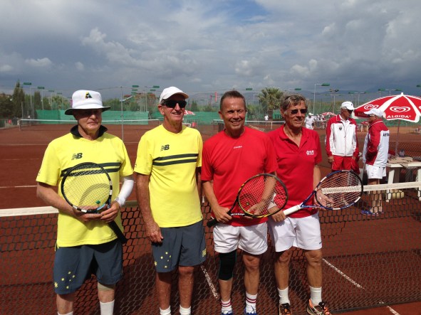 Australia v Austria doubles pairings 