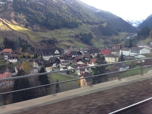 Views along the rail line