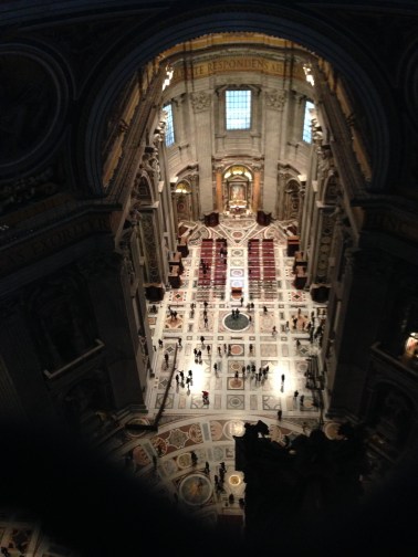 One side of the Nave