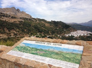 Small village on the side of the hill