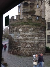 The remains of a Roman village established here in 50AD