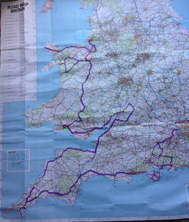 Our road trip from Holyhead to Heathrow through Wales & Cornwall